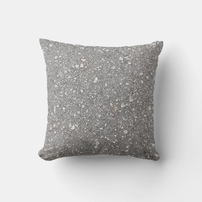 Grått Speckled Dekorativ kudde (Framsida)