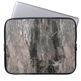 Grått Spoted Marble Stone Laptop Sleeve
