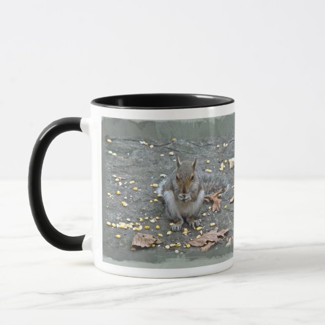Grått Squirrel Series Mugg (Vänster)