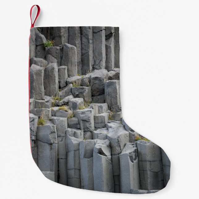 Grått sten liten julstrumpa (Framsidan)