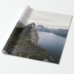 GRÅTT STEN NEAR SJÖ PRESENTPAPPER