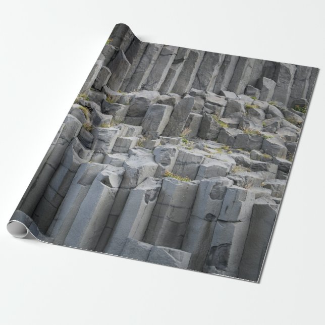Grått sten presentpapper (Utrullad)