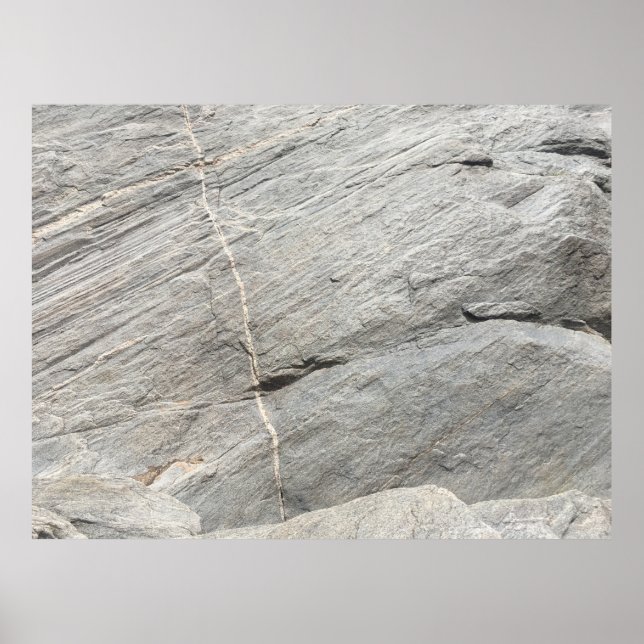Grått sten-vy poster (Framsidan)