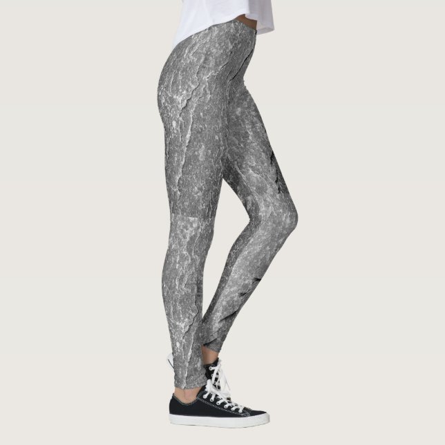 grått-stenlegeringar leggings (Höger)