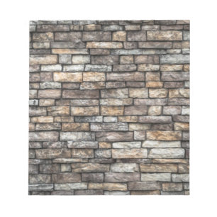 Grått Stone Wall Anteckningsblock