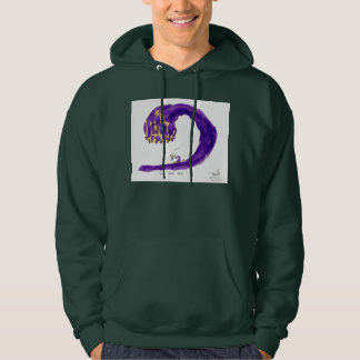 grått stor manar hoodie
