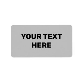 GRÅTT STRUKTUR ENKLA MINIMALTEXTIKETTER STIL ADRESSETIKETT