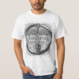 Grått Student Nurse T Shirt