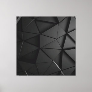 Grått svart design canvastryck