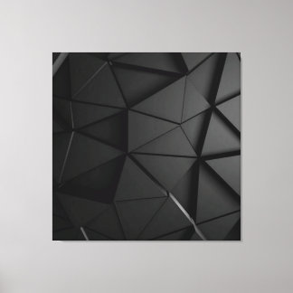 Grått svart design canvastryck