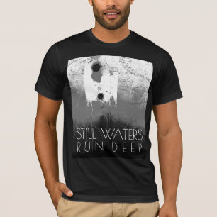 grått Svart inspirationskälla för stillastående Va T Shirt