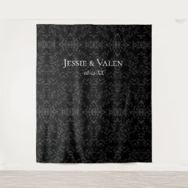 Grått & Svart Virvelgotiskt Bröllop