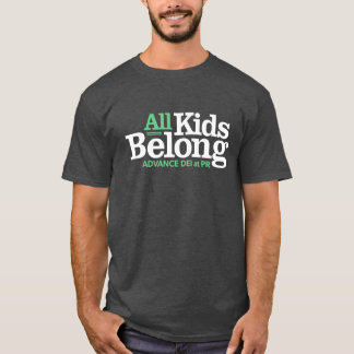 Grått-T-shirt med framsida och baksida T Shirt