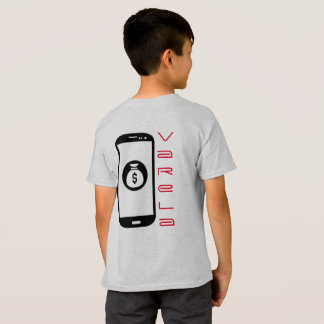 Grått T-skjorta med leende ansikte på den T Shirt