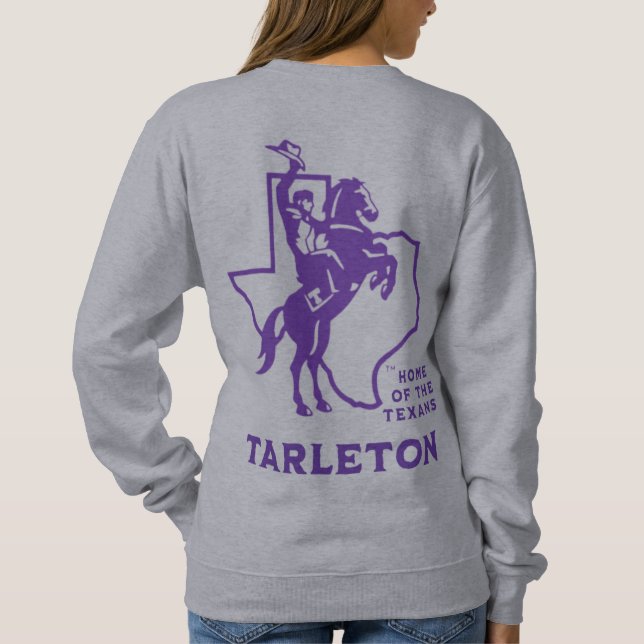 Grått Tarleton Sweatshirt T Shirt (Baksida)