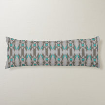 Grått Taupe Aqua Turquise Teal Blue Tribal Art