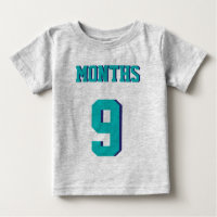 Grått & Teal Baby | Idrottsedel Jersey Design