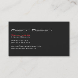 Grått Text Endast modernt minimalistiskt Affärskor Visitkort