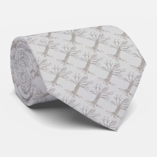 grått tie slips