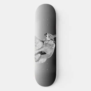 Grått Timber Varg Snarl Mini Skateboard Bräda 18,7 Cm