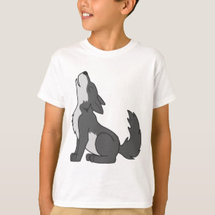 Grått tjuta för vargvalp t shirt
