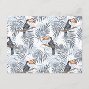 Grått Toucan Vykort
