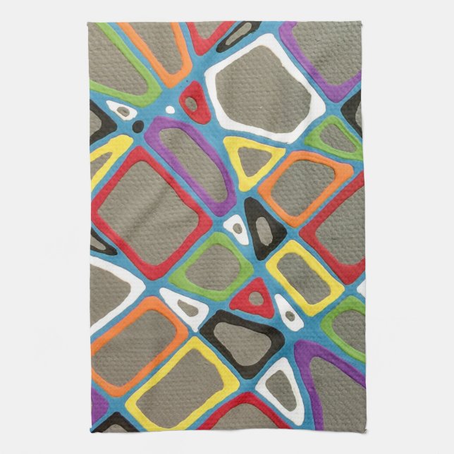 Grått Township Kitchen Towel Kökshandduk (Vertikal)