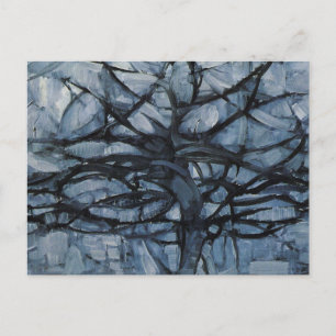 Grått Träd av Piet Mondrian Vykort