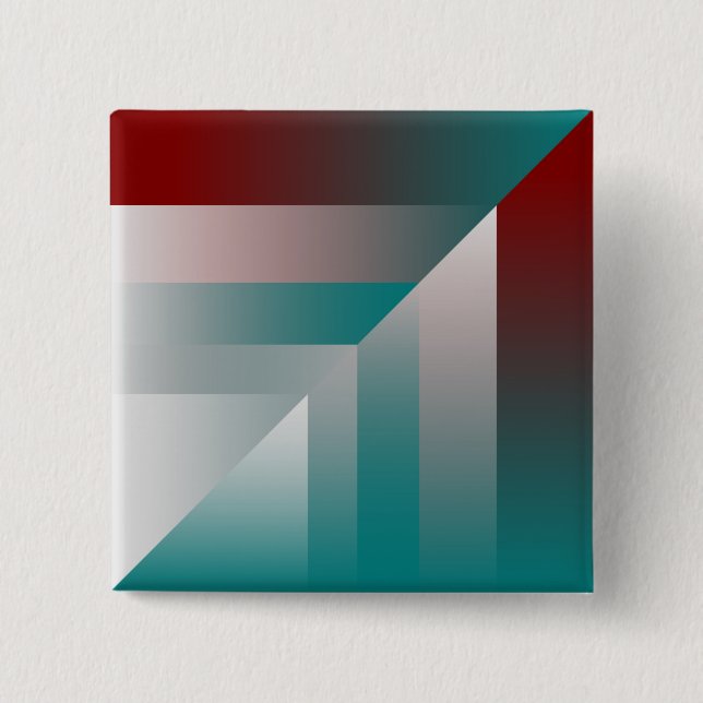 grått-trianglar av tealburgundi knapp (Framsida)