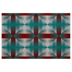 grått-trianglar av tealburgundi tyg