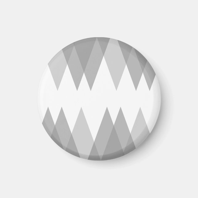 Grått trianglar magnet (Framsidan)