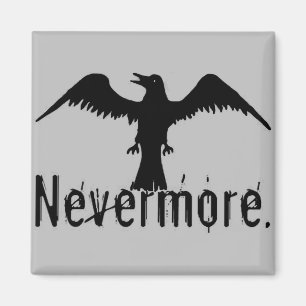 Grått Tribal Raven Ickmore Magnet