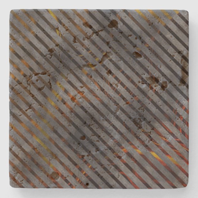 Grått tvärvriden rand, kolhaltig rosett band, guld stenunderlägg (Framsidan)