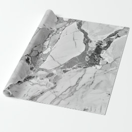 Grått ’Twilight Marble Fantasy’-Abstrakt, marmorer Presentpapper