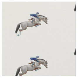 Grått tyg för ryttare för Showjumperhäst