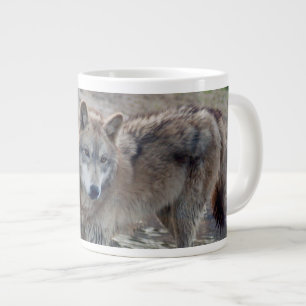 grått-varg-14 jumbo mugg