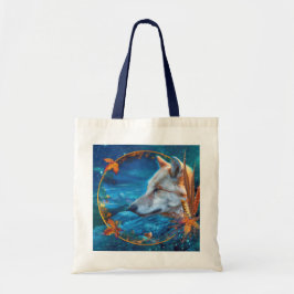 Grått Varg DEN UNDERBARA FRÅGAN Tygkasse