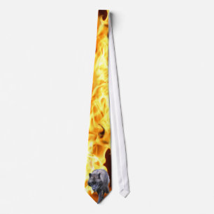 Grått Varg & Forest Flames Wildlife Tie Slips