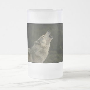 Grått Varg Frostat Ölglas