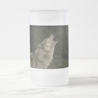 Grått Varg Frostat Ölglas