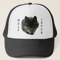 Grått Varg Head Wildlife-älskare Hat