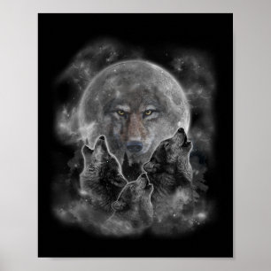 Grått Varg Hunting Ground Poster
