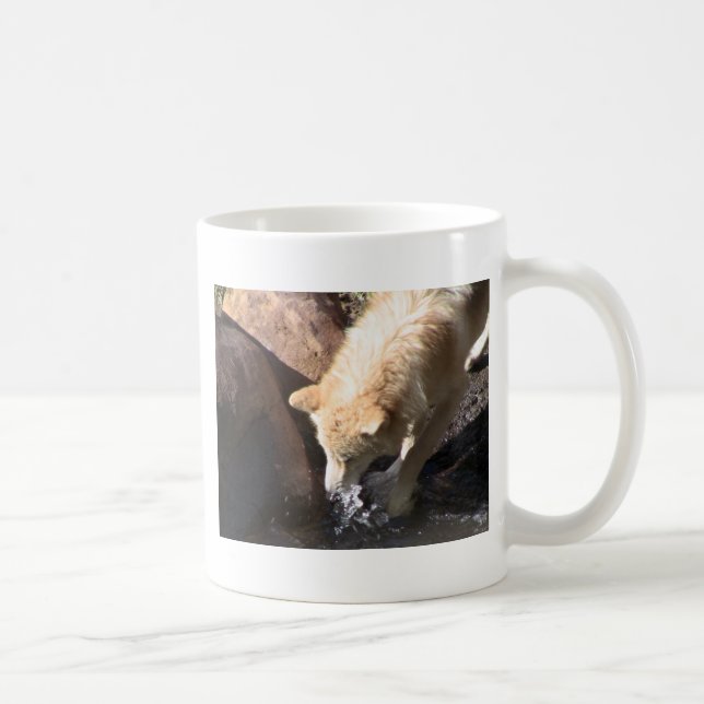 Grått Varg Kaffemugg (Höger)