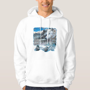 Grått Varg ’SENTINEL VARGARS’ Hoodie