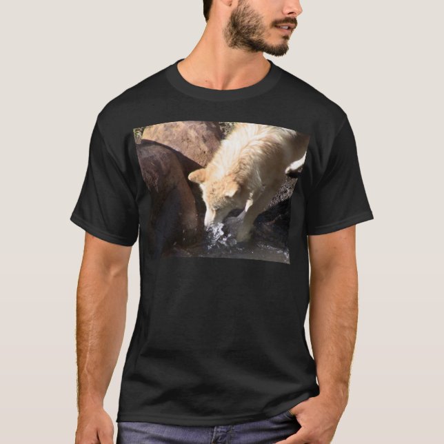 Grått Varg Tee (Framsida)