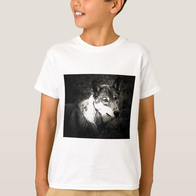 Grått Varg Tee Shirt (Framsida)
