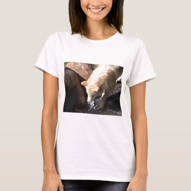 Grått Varg Tee Shirt (Framsida)