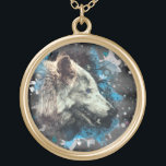 *~* Grått Varg Totem Blue Boho Shaman Round Guldpläterat Halsband<br><div class="desc">JEWELRY MED AVSIKT (R) - Energetiskt förstärkt judiskt halsband runt och gult guld på plats. * Runda GULD pläterade Boho Bohemian Native American Tribal Shaman GULD PLATED ROUND NECKLACE Artistic and abstrakt Varg Totem. Eftersom jag är en professionell som avstånd andlig energiåterförsäljare sedan 2001 har jag lärt mig, utvecklat och...</div>