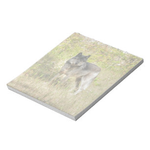 Grått Varg & Wilderness Photo Gift Anteckningsblock