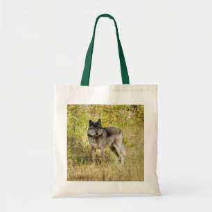 Grått Varg & Wilderness Photo Gift Tygkasse
